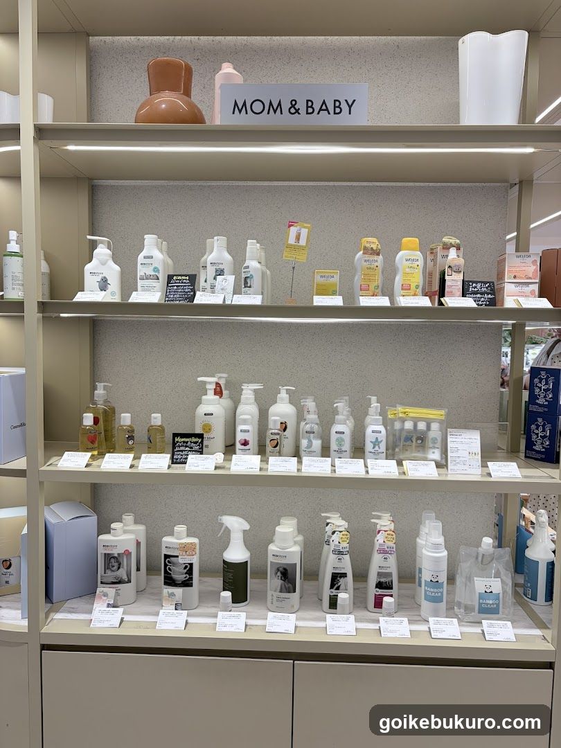 Mom & Baby Product Display