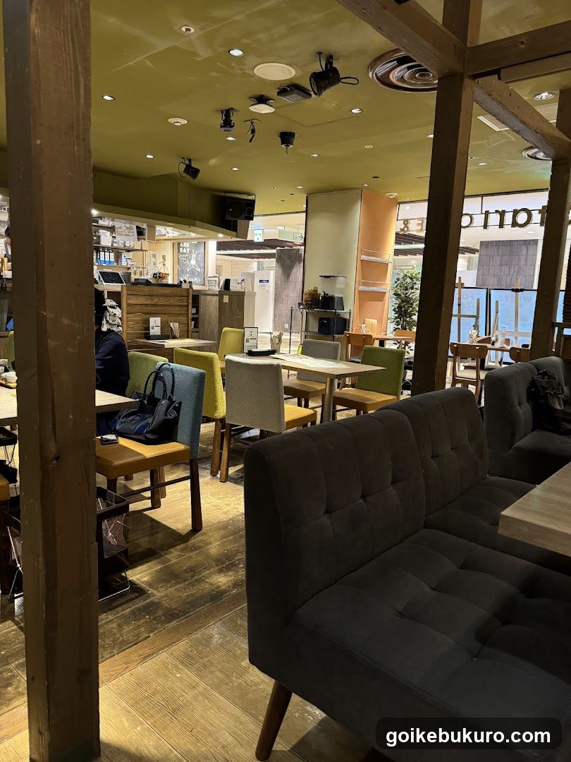 Interior of a modern cafe or restaurant