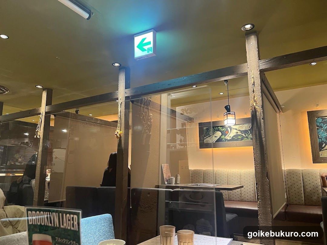 Interior of a Japanese restaurant or bar