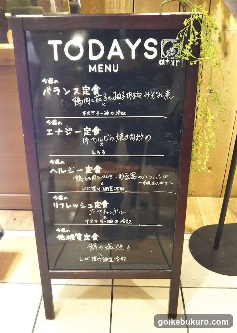 TODAYS MENU