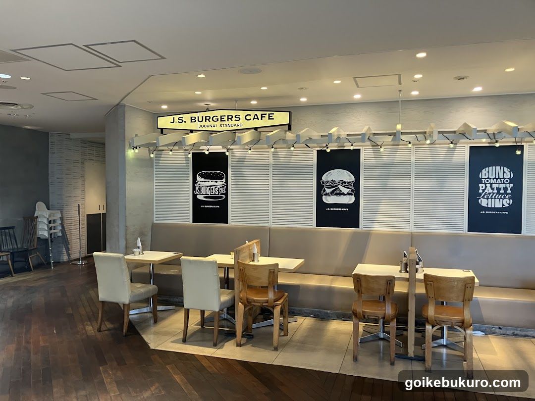J.S. Burgers Cafe Interior