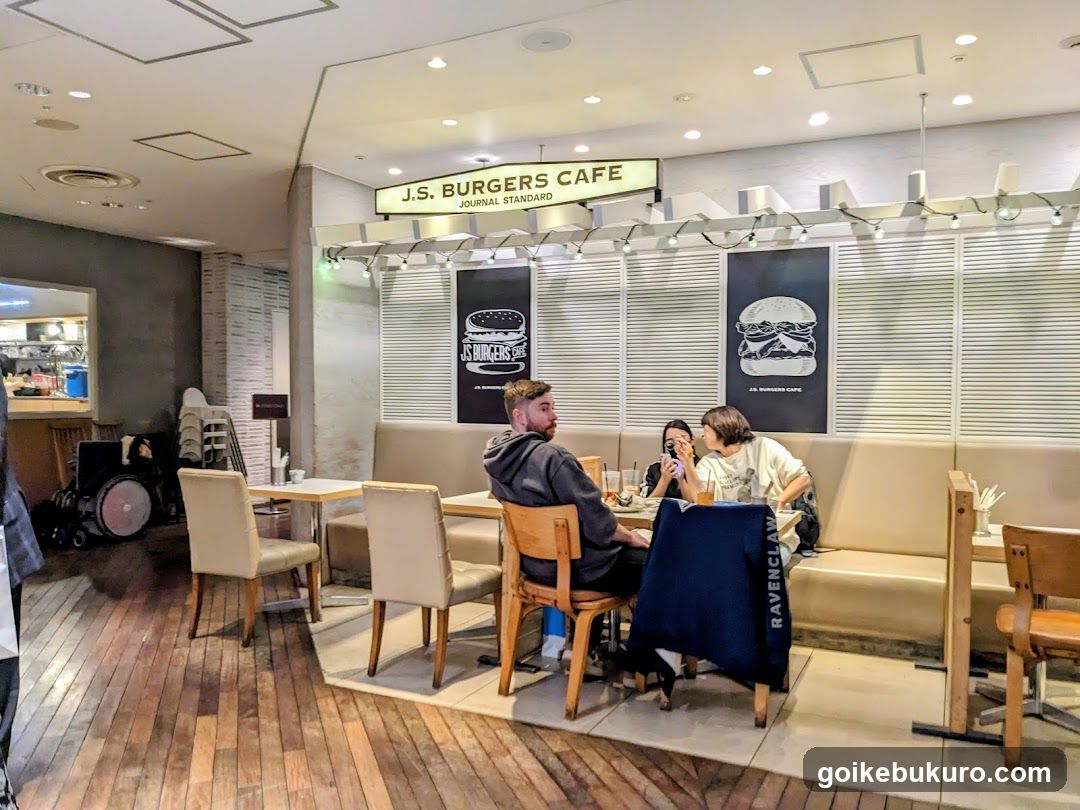 J.S. Burgers Cafe Interior