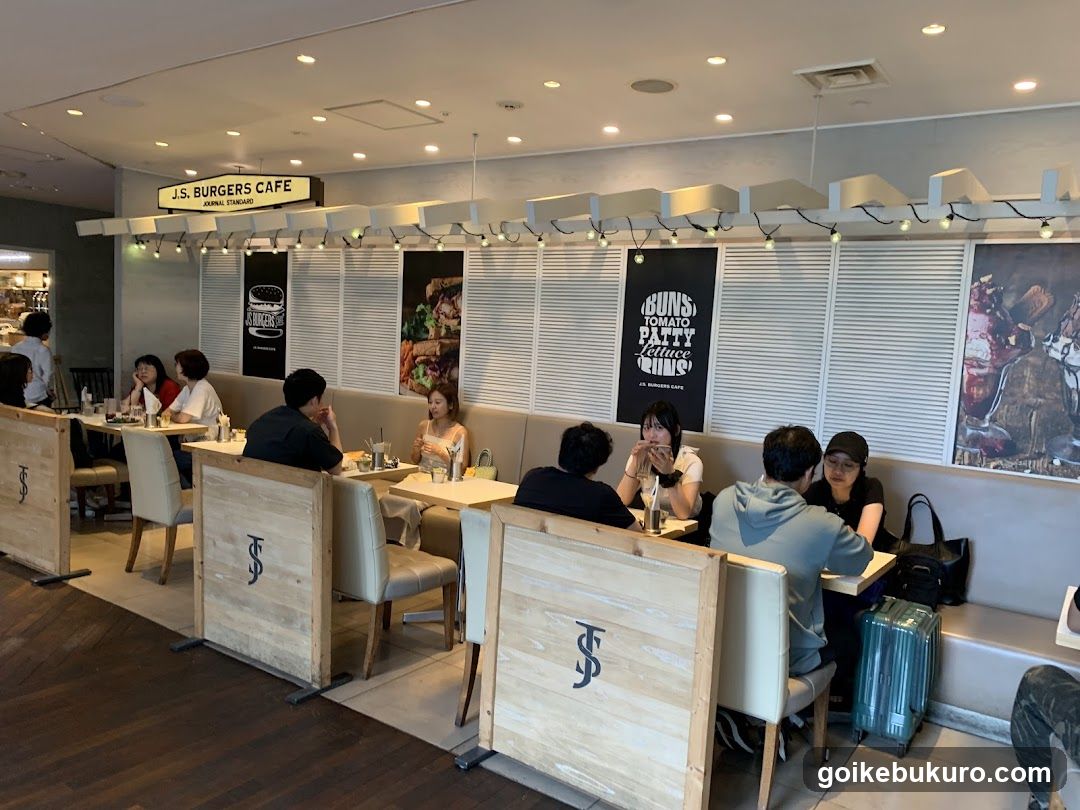 J.S. Burgers Cafe Interior