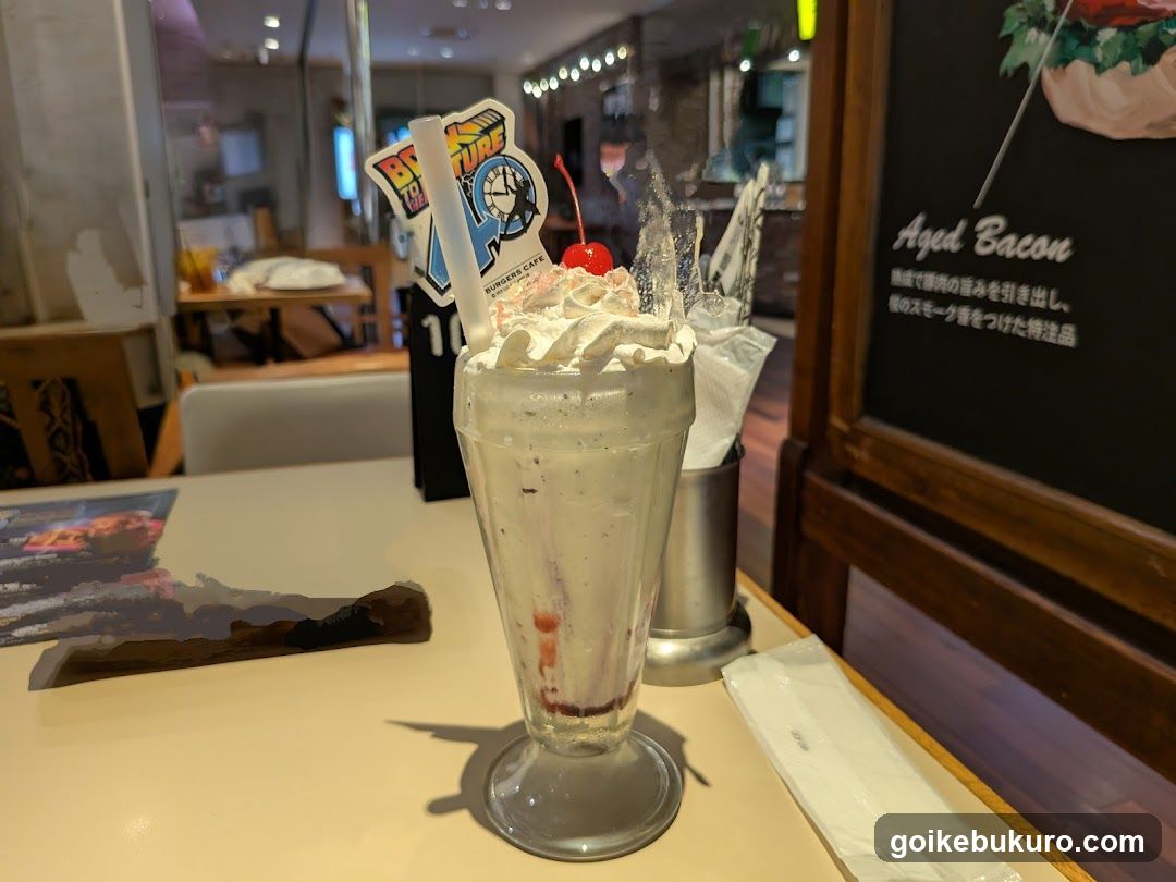 Dessert with whipped cream and cherry