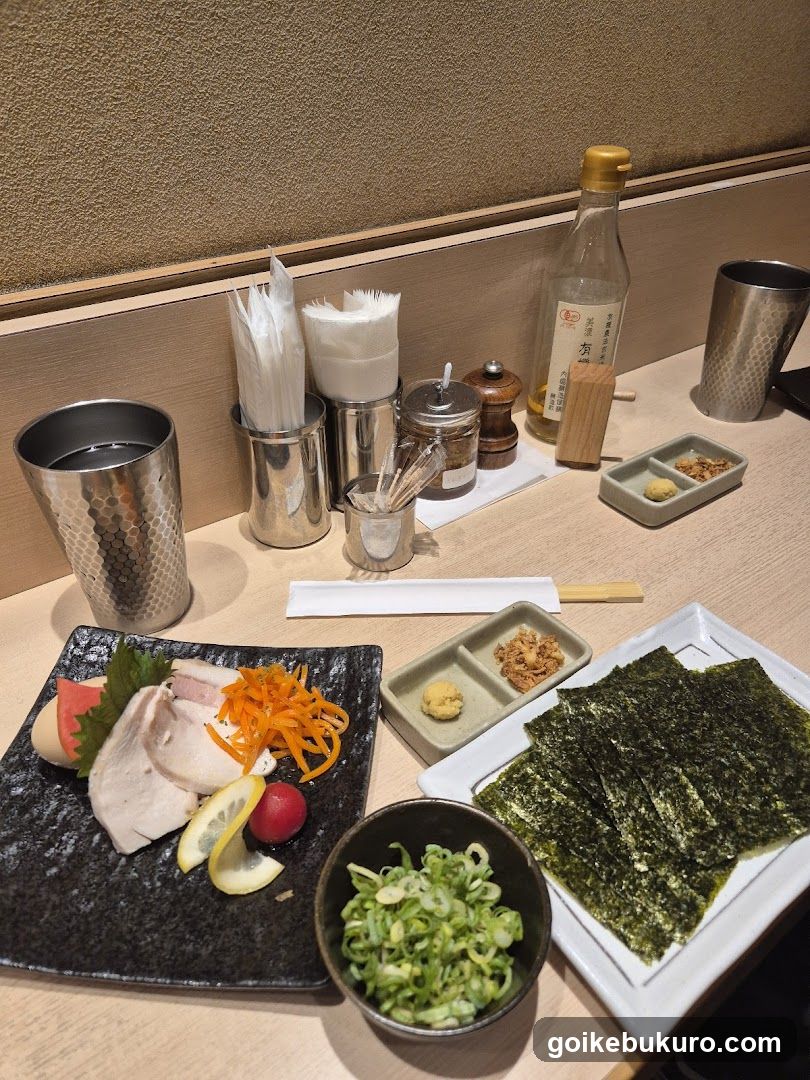 Sushi Table Setting