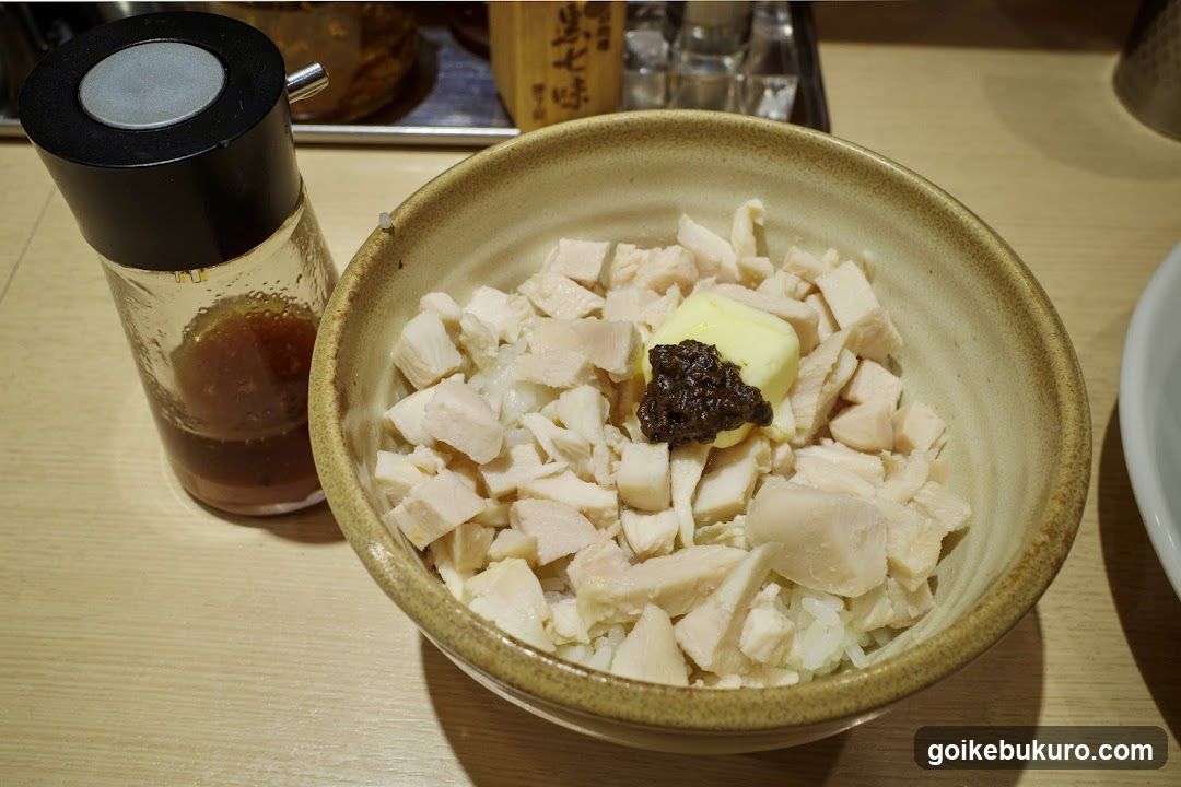 Butter and Soy Sauce on Rice Bowl