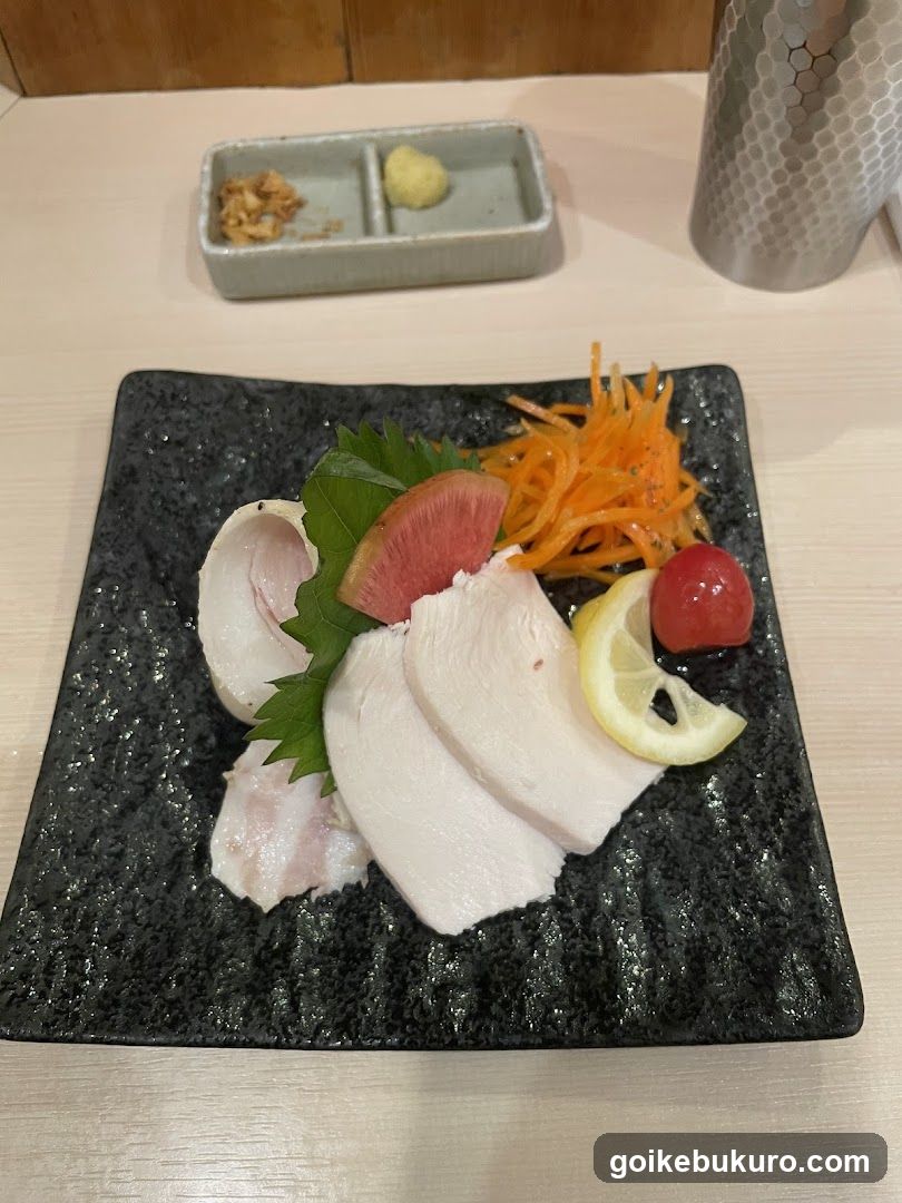 Sashimi Platter with Garnishes