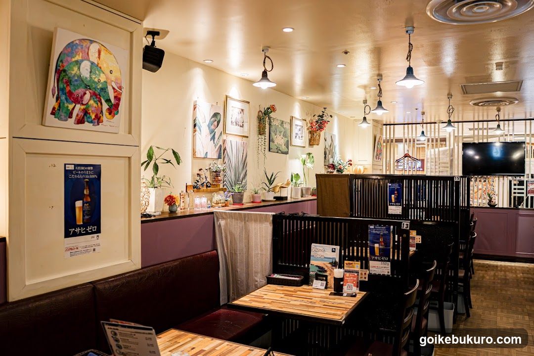Interior of a Japanese Izakaya or Restaurant