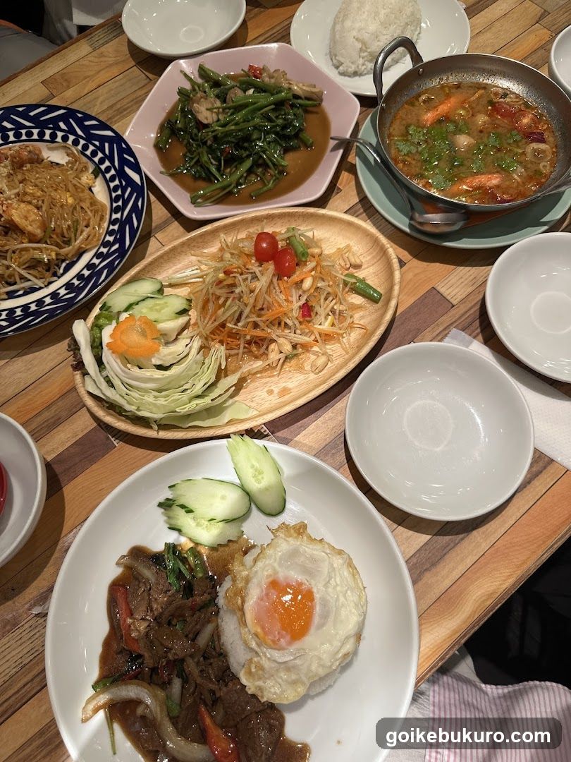 Thai Meal Spread