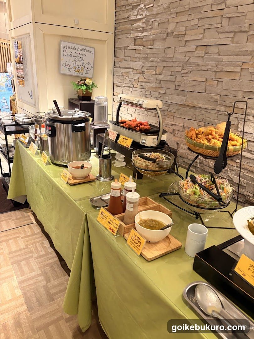 Buffet Food Display