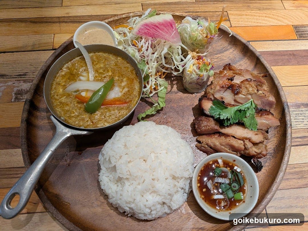 Thai Curry Rice Meal