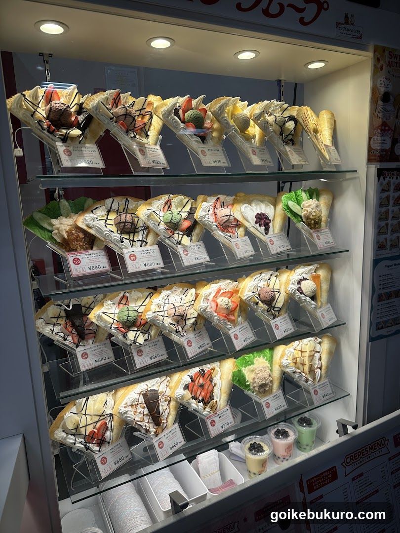 Crepes Display Case