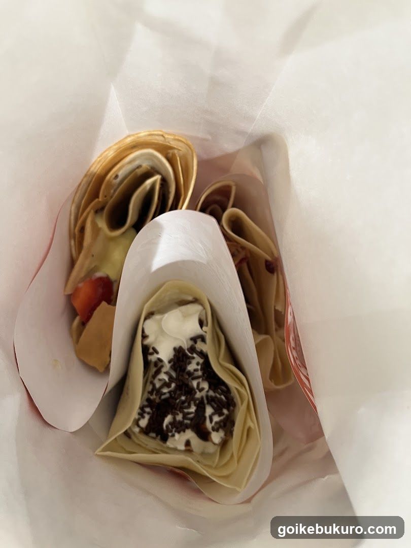 Crepes in a bag