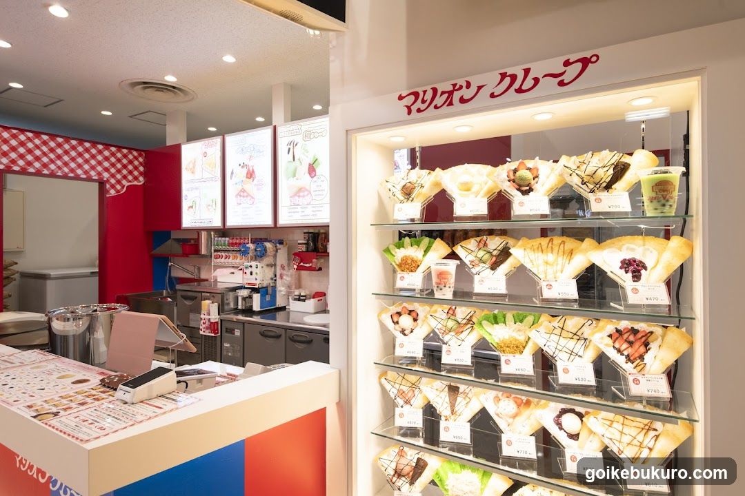 Marion Crepe Shop Interior