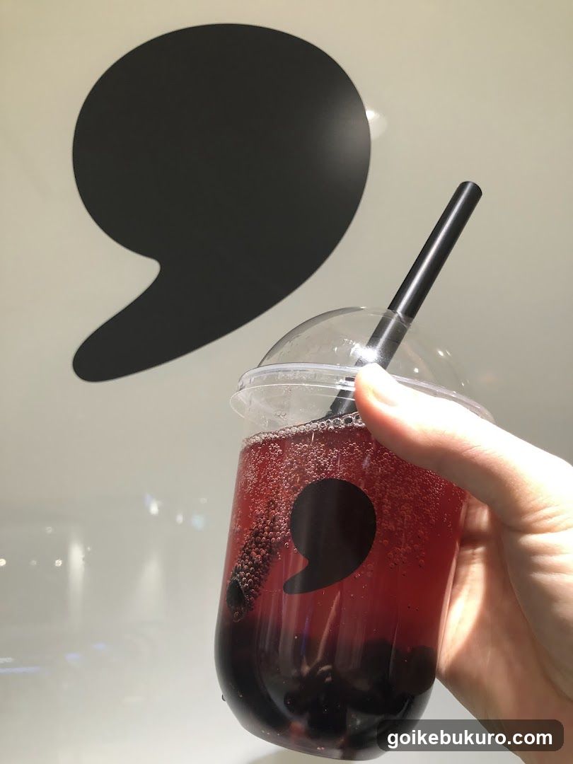 Beverage with logo cup