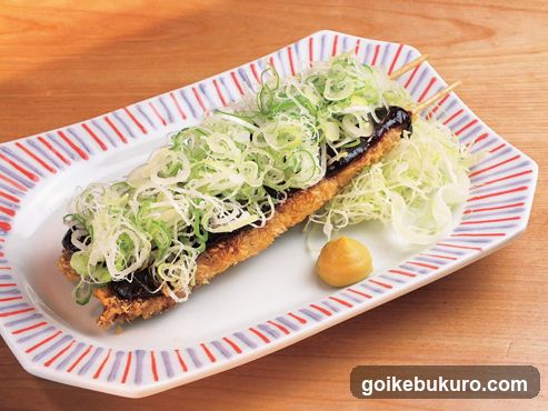 Eel Skewer with Tofu and Scallions