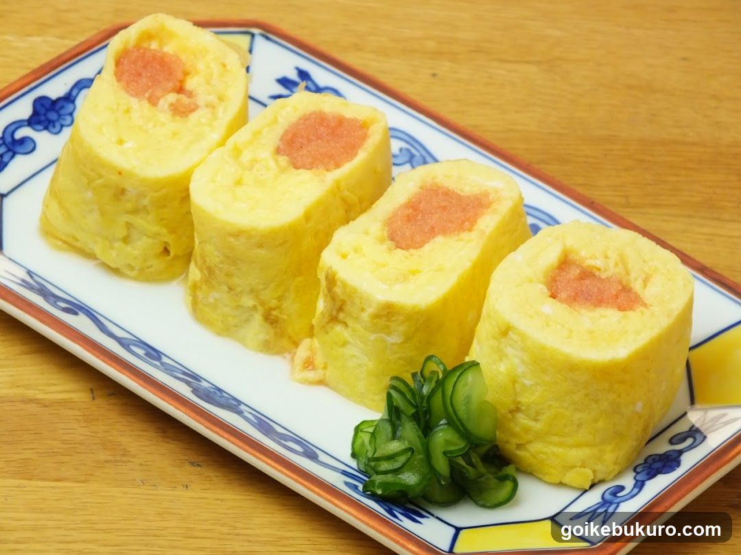 Egg Roll with Pickled Cucumber