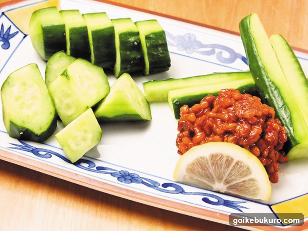 Cucumber and Sesame Paste Side Dish
