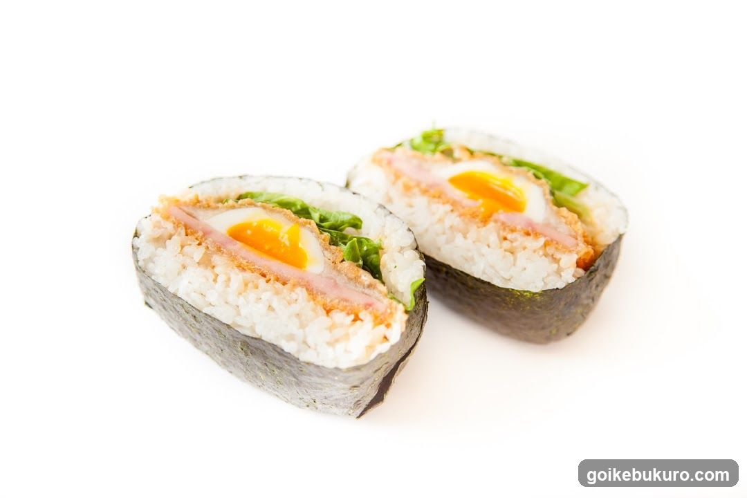 Sushi Roll with Egg and Ham
