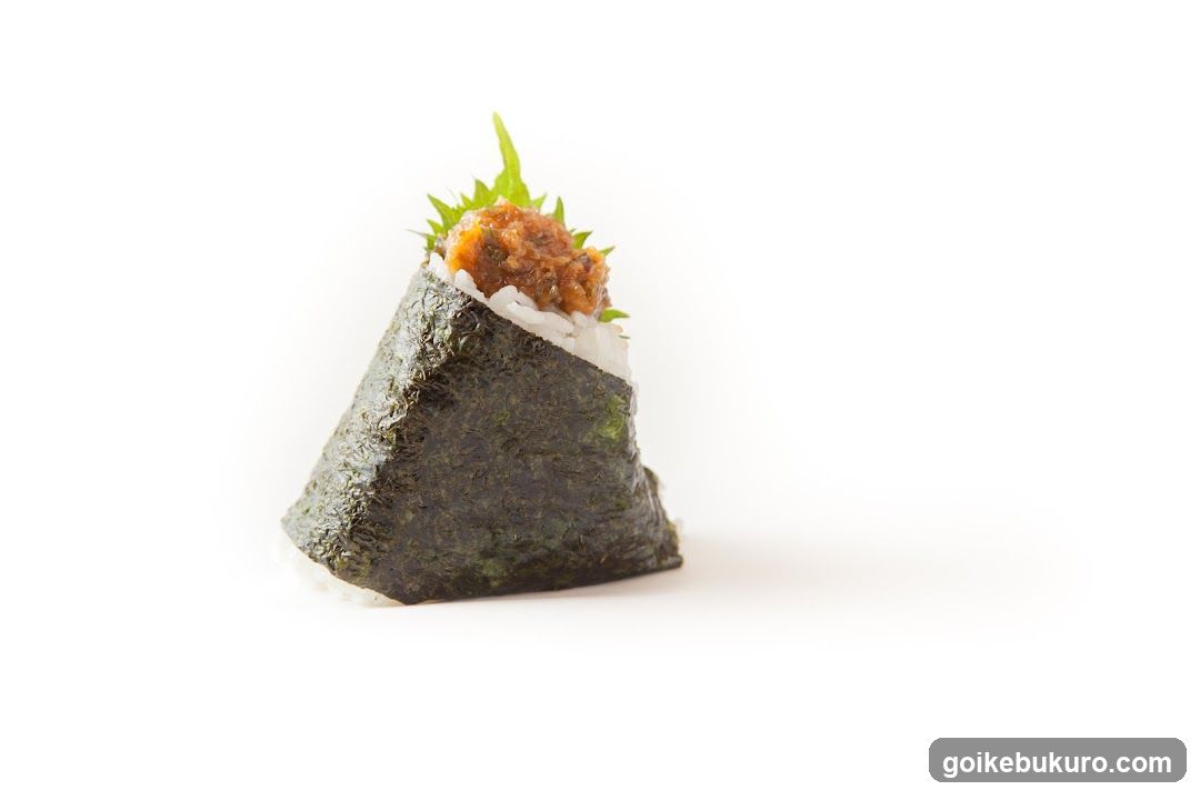 Onigiri with Tuna and Shiso