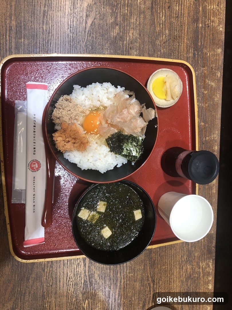 Japanese Rice Bowl Meal