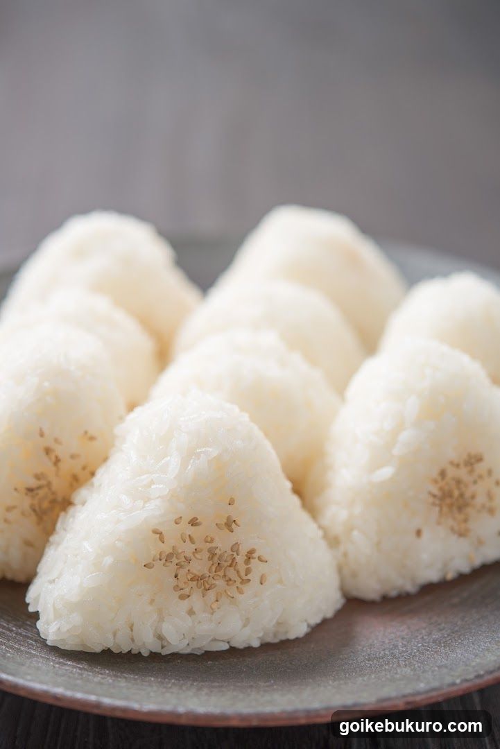 Onigiri on a Plate