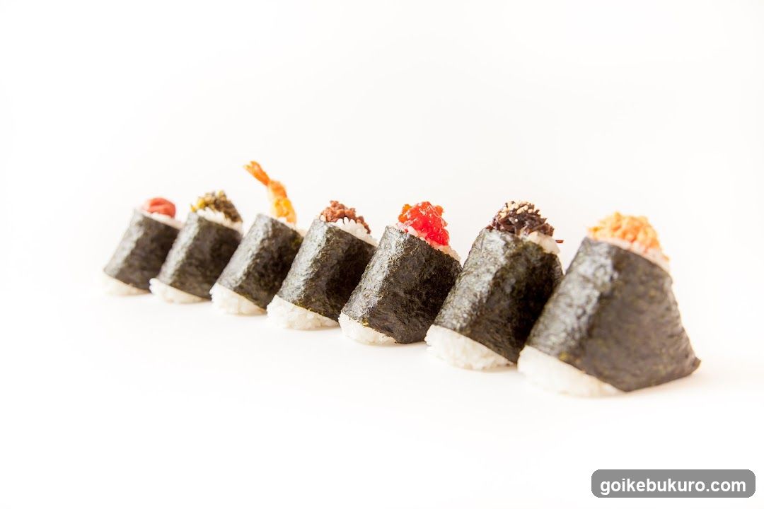 Sushi Rolls with Toppings