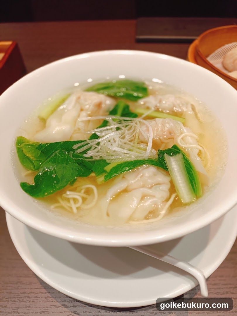 Wonton Noodle Soup