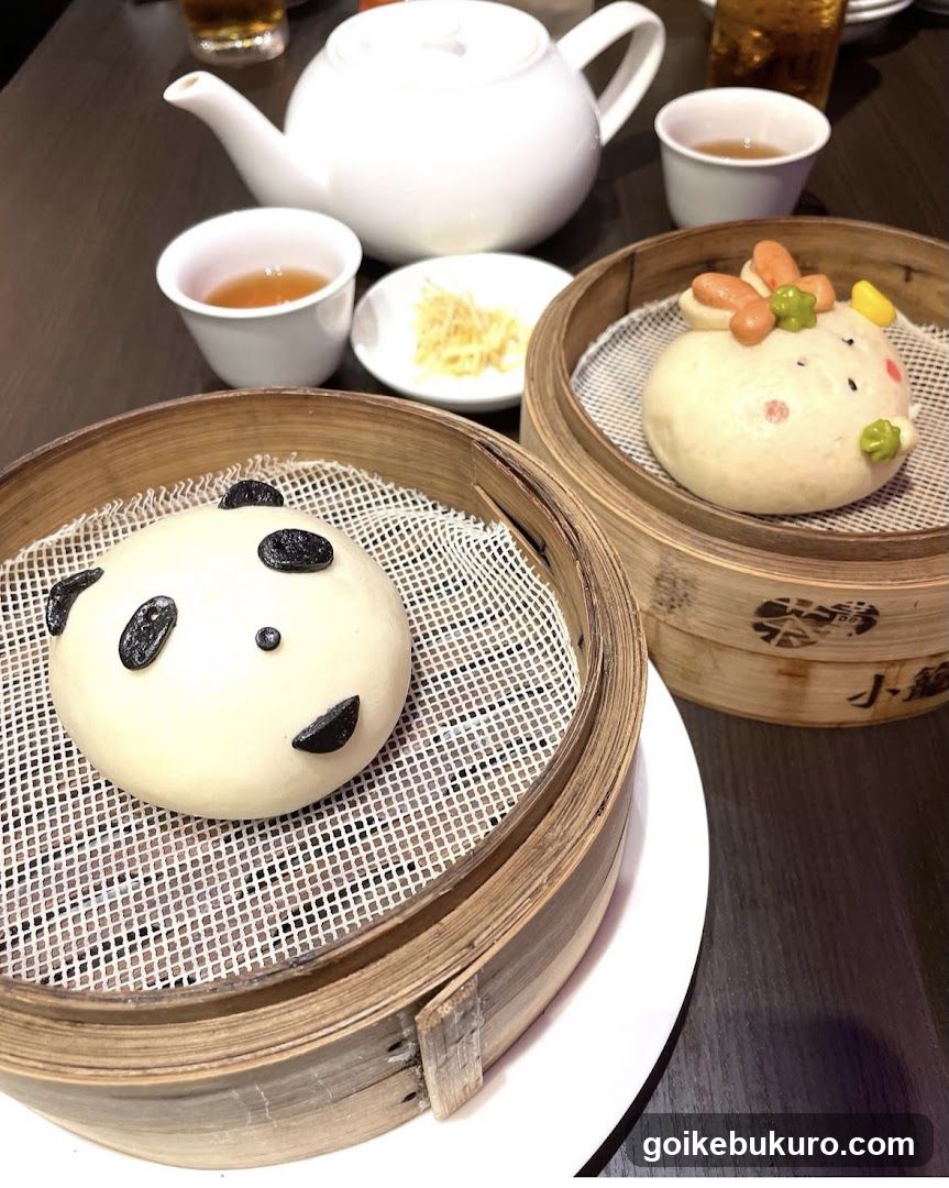 Dim Sum Buns with Tea
