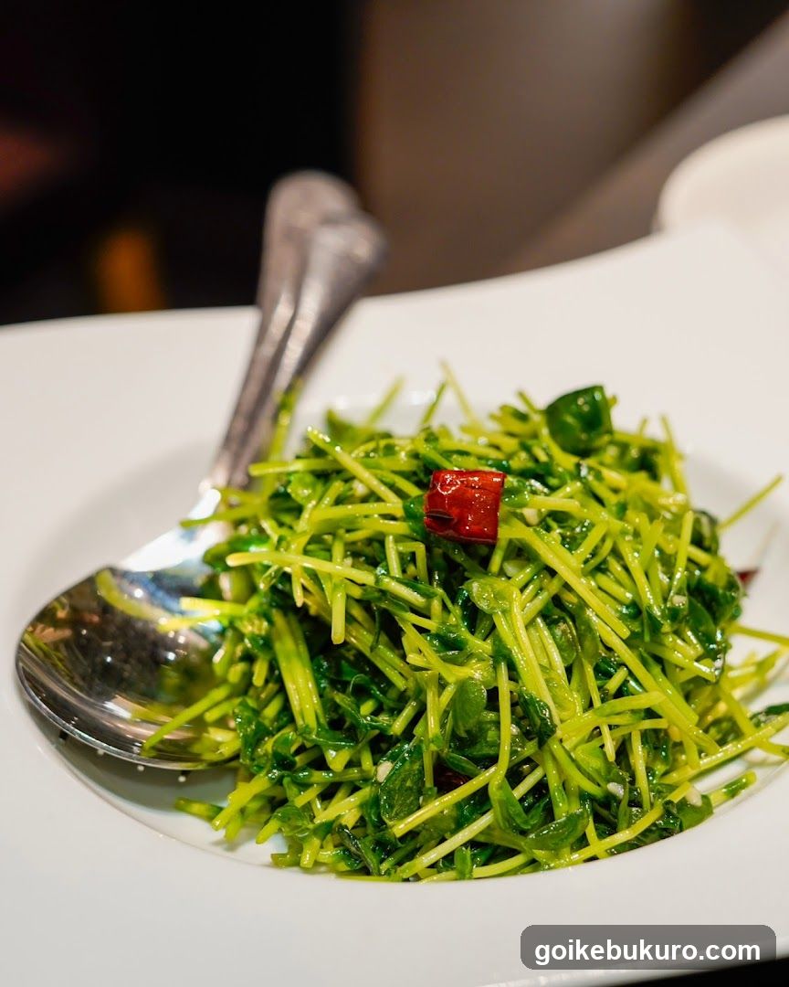 Stir-fried Green Vegetable Dish