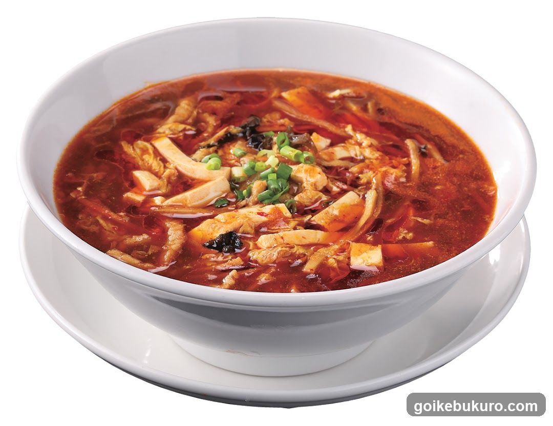 Spicy Soup with Tofu and Vegetables