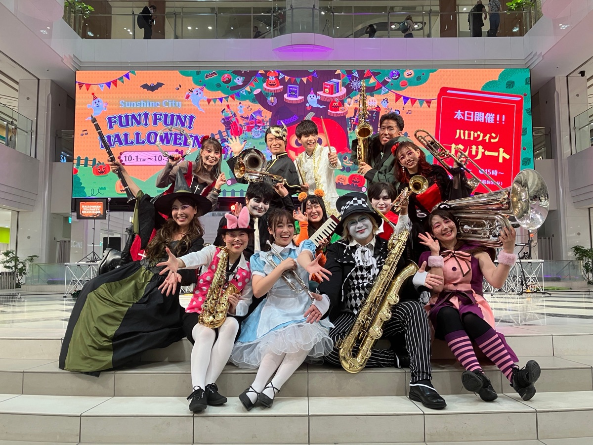 アルパB1噴水広場のハロウィンコンサート